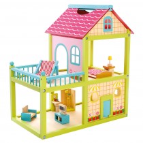 Domeček pro panenky s terasou