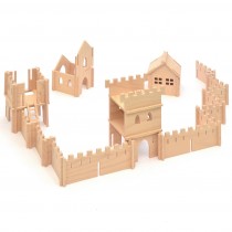 Dřevěná stavebnice - hrad