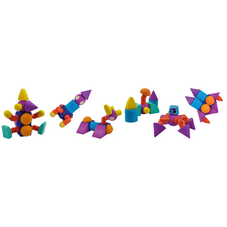 Magnetická stavebnice Blockaroo, 100 ks