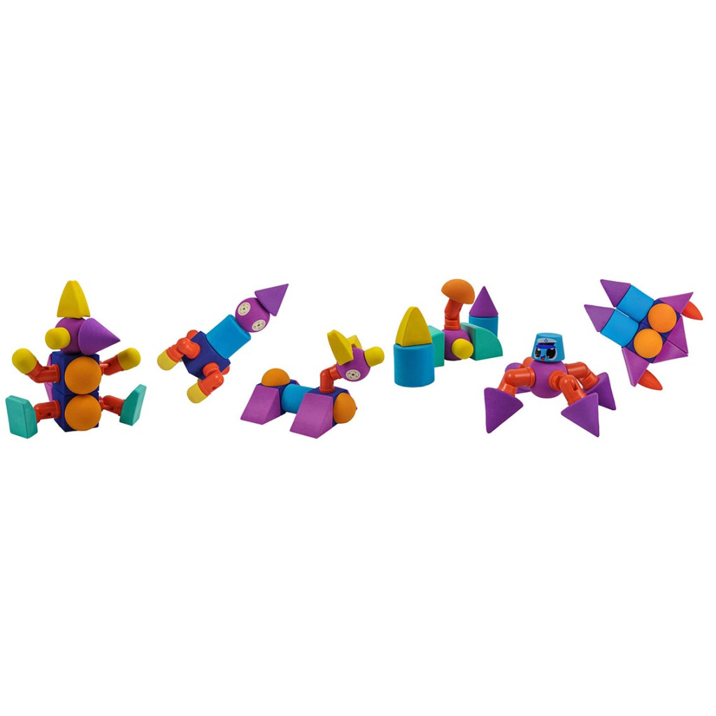 Magnetická stavebnice Blockaroo, 50 ks
