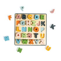 Dřevěné puzzle ABC