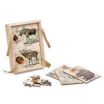 Sada puzzle - Po stopách zvěře