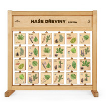 Stolní pexeso - Naše dřeviny