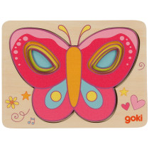 5-vrstvé puzzle Motýl