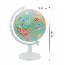 Svítící glóbus Zvířata světa