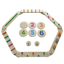 Dřevěná balanční stezka