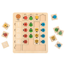 Číselné puzzle s beruškami