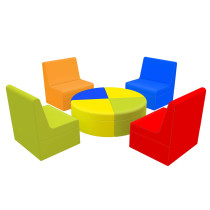 Sada čtyř čtvrtkruhů + sada...