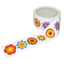 Samolepící květiny, 450 ks